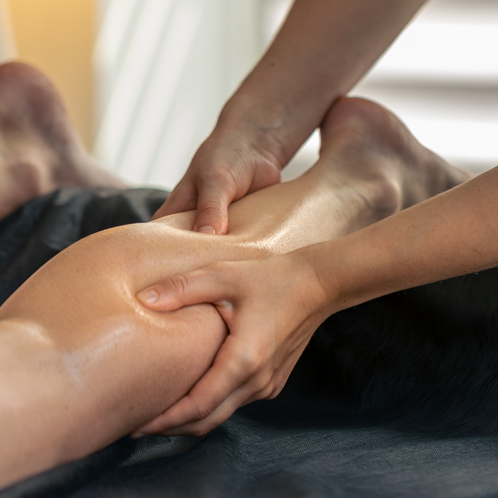 Gilus kojų audinių masažas